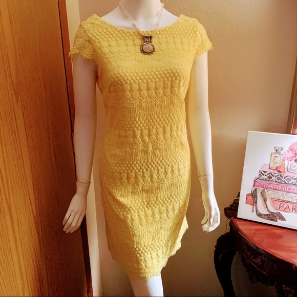 Dresses & Skirts - 🌼🌼GORGEOUS YELLOW LACE DRESS 🌼🌼